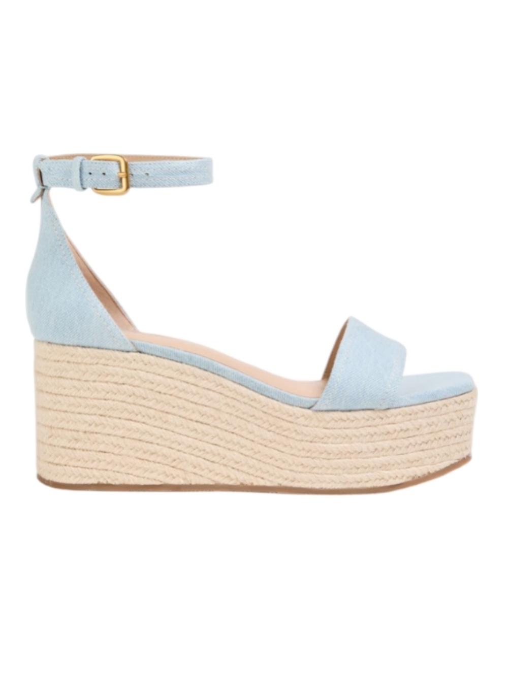 Veronica Beard Gianna denim espadrille wedge sandals.... Size 10 - Picture 2 of 10